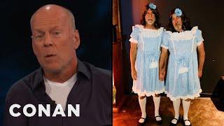 Bruce Willis's "Shyamaween" Party Costume | CONAN on TBS