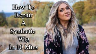 Repairing A Synthetic Wig | Synthetic Wig Tutorial | Jesse M. Simons Wig Education