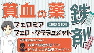 【間違いだらけ？】鉄剤「フェロミアとフェロ・グラデュメット」の特徴と正しい使い方【薬剤師が解説】