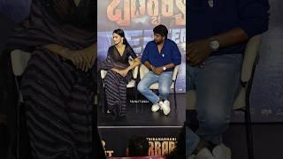 Actor Satyam Rajesh & Actress Sanchi Rai At Tribanadhari Barbarik Teaser Launch Event