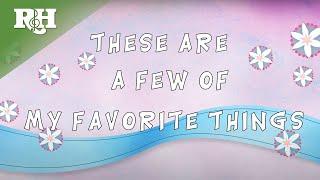 My Favorite Things from THE SOUND OF MUSIC (Lyrics)