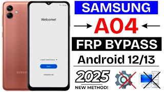 Samsung Galaxy A04 FRP Bypass Android 12/13 Without Pc | Samsung (SM-A045F) Google Account Bypass