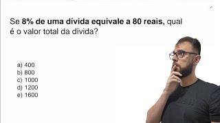 Porcentagem e regra de 3 #matematica  #enem #concursos #profdombrauskas