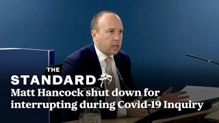 'Let me finish please' Matt Hancock shut down by KC for interrupting during Covid-19 Inquiry