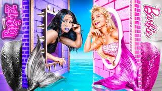 ¡Barbie Versus Bratz! ¡Cómo Convertirse En Sirena!