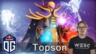 OG.Topson Invoker Gameplay - Ranked Match - OG Dota 2.