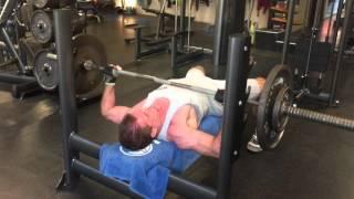 Bench press by Peter Power