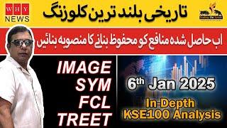 In Depth #KSE100 Analysis for 6th Jan 2025 by #KhalidSaifuddin