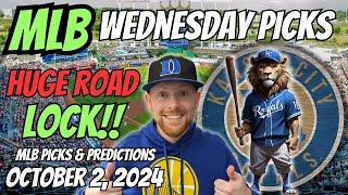 MLB Picks Today MLB Picks Wednesday 10/2/2024 | Free MLB Picks, Predictions and Sports Betting Odds