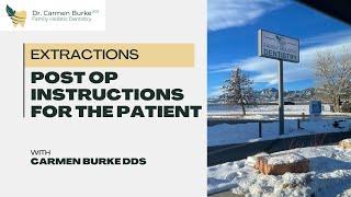 Post Op Instructions for Extractions