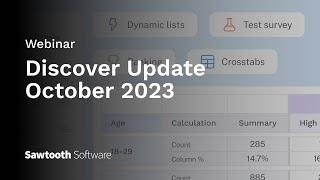 Discover Update October 2023