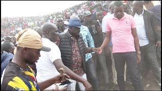 SIFUNA walks Raila in rough terrains of Kware dumpsite after police attempt to block Raila motorcade