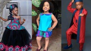 Mode Africaine : chics nouveaux modèles de robe en pagne, pour fille, garçon. #model #tendance#wax.