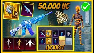 MUMMY M416 IN FIRST SPIN AND MAX OUT LVL 8 / LAVA MUMMY SET CRATE OPENING / LUCKIEST CRATE ( BGMI )