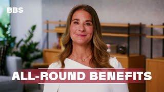 Melinda Gates: "Supporting women benefits EVERYONE"