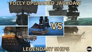 FULLY UPGRADED JACKDAW ~ VS ~ LEGENDARY SHIPS - ASSASSIN'S CREED 4 BLACK FLAG GAMEPLAY