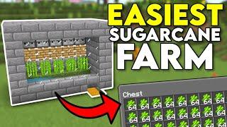Easiest Sugarcane Farm Minecraft 1.20 & Minecraft Bedrock