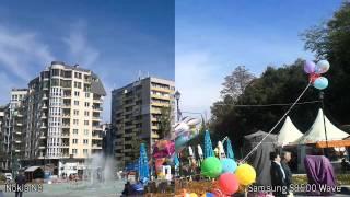 Nokia N8 vs Samsung S8500 Wave video comparison