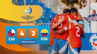 TERCER PUESTO: COLOMBIA 3-4 CHILE | Highlights | CONMEBOL Copa América Fútbol Playa 2025™