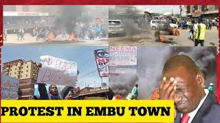 Massive Protest In Embu |No Billy Mwangi No Peace |Stureh Punchline