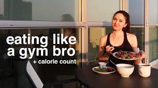 Eating Like a Gym Bro for a Day