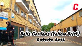 #zone2  Peckham Yellow Brick Block..Bells Gardens Estate Se15 || UK Hood Vlogs