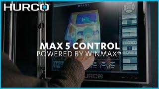 The Hurco MAX 5 Control Powered by WinMax