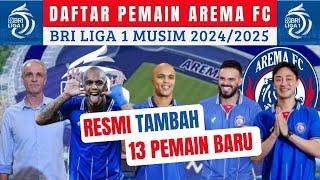 SIAP JUARA !! Daftar Pemain AREMA FC BRI LIGA 1 2024/2025 - Daftar Pemain Baru AREMA FC