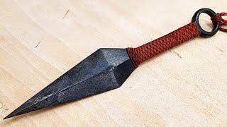 Making Kunai Knife Out Of Old Leaf Spring