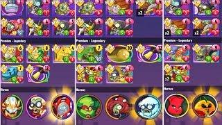 Plants vs. Zombies: Heroes - NEW Plants and Zombies (180 Packs!)