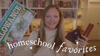 HOMESCHOOL FAVORITES || WHAT WE'RE LOVING IN OUR HOMESCHOOL RIGHT NOW! || TODDLERS TO TEENS