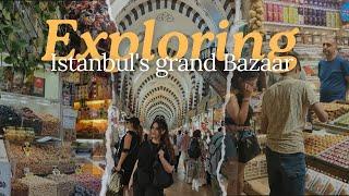 Exploring Istanbul's grand bazaar, oldest in the world, Turkey, 4K ,2024 June