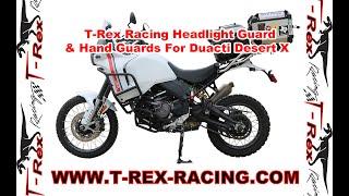 T-Rex Racing Hand Guards And Headlight Guard For Ducati Desert X