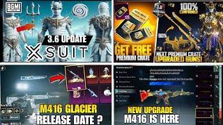 Finally  Bgmi M416 Glacier Release Date | Bgmi X Suit Leaks |Next Premium Crate 100% Confirm Leaks