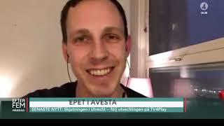 Intervju i Efter Fem med Jonas Strandberg om "Det blev ingen CD"