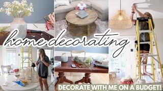 NEW HOUSE DECORATE WITH ME- DECORATING ON A BUDGET | HOME DESIGN TRENDS 2022- IKEA/ HOBBY LOBBY SHOP