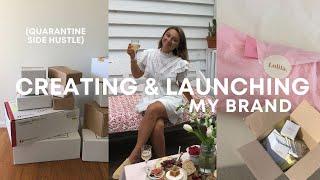 starting my own business in quarantine (launch vlog) | lolita olympia