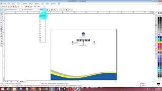 Cara membuat dan Gratis File Desain Sertifikat Menggunakan CorelDraw