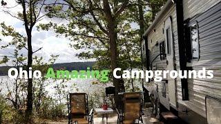 Five of Ohio Amazing Campgrounds #OhioStateParks #OhioCampgrounds #OhioCamping