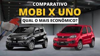 COMPARATIVO: Fiat Mobi x Fiat Uno 2021 | Qual é o mais econômico? Descubra a melhor opção!