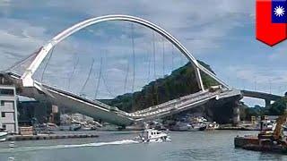 Taiwan bridge collapse may have been due to snapped cables - TomoNews