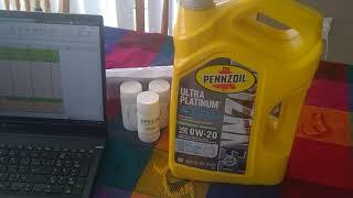 0W-20 Pennzoil Ultra vs Platinum vs AMSOIL (Virgin Oil Analysis) SPEEDiagnostix Lab Results