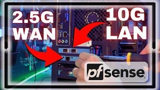 pfSense 2.7.0 Homelab 2.5Gb Router + 10Gb Networking!