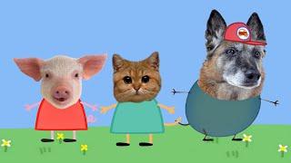 Peppa Pig Animals with realistic heads and sounds