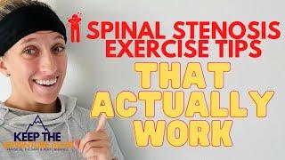 Top 2 spinal stenosis exercise tips you NEED to know | Spinal stenosis relief | Dr. Alyssa Kuhn