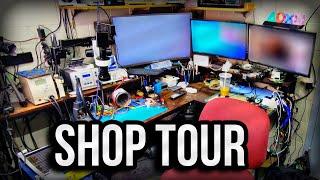 Let's Look at My Microsoldering Repair Shop!