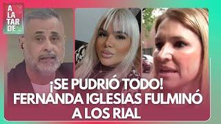 "DIJO MUCHAS BARBARIDADES SOBRE MI" FERNANDA IGLESIAS LIQUIDÓ A JORGE RIAL