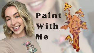 Paint With Me: Trippy Giraffe