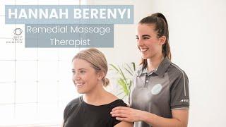 Meet Hannah Berenyi - Remedial Massage Therapist