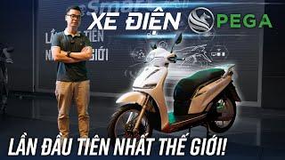 Trải nghiệm xe máy điện Pega SmartAI: Từ 42TR, xem bản đồ, phát nhạc như Honda Gold Wing!